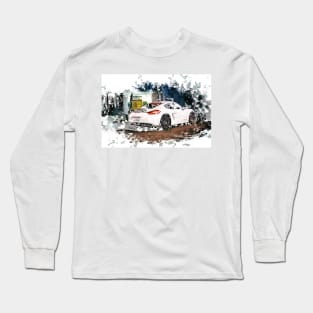 Porsche Cayman - Watercolour Long Sleeve T-Shirt